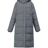 Geometric Ladies Winter Down Coat