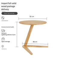 Minimalist Solid Wood Living Room Table
