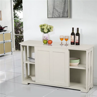 Sliding Door Sideboard Storage Cabinet