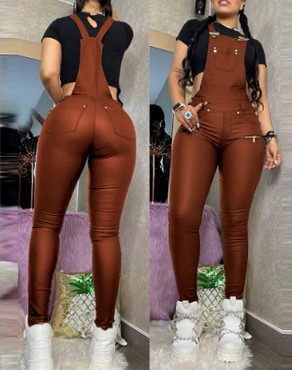 Broadcloth Fashionable Jumpsuit