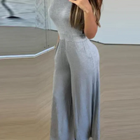 Halter Wide Leg Jumpsuit