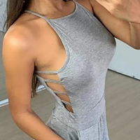 Halter Wide Leg Jumpsuit