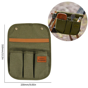 Camping Chair Armrest Storage Bag