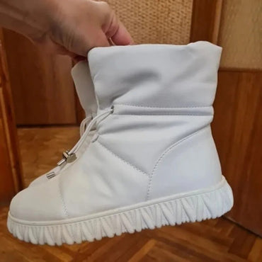 Waterproof Plush Ankle Snow Boots