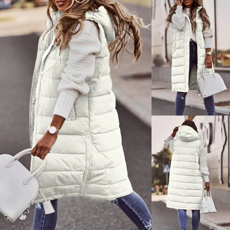 Elegant Sleeveless Winter Jacket