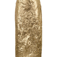 Chic High Waist Slim Gold Mini Skirt