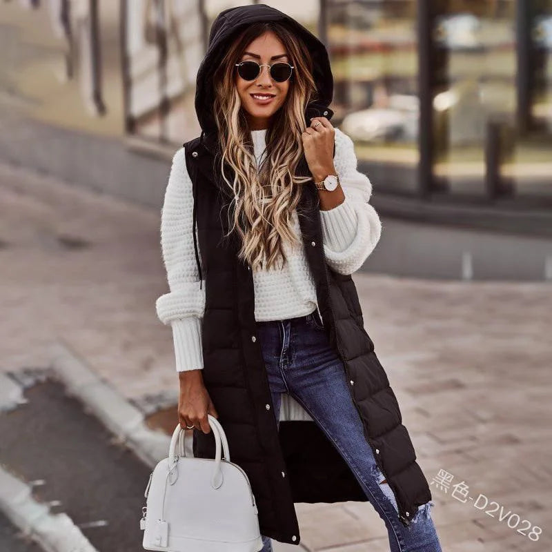 Elegant Sleeveless Winter Jacket