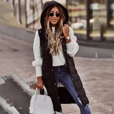 Elegant Sleeveless Winter Jacket