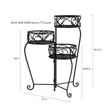 3-Tier Display Plant Stand