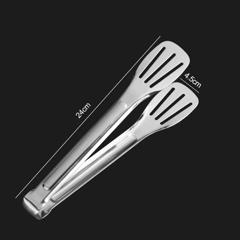 Stylish Stainless Steel Serving Tongs