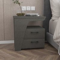 White Modern Nightstand Desk