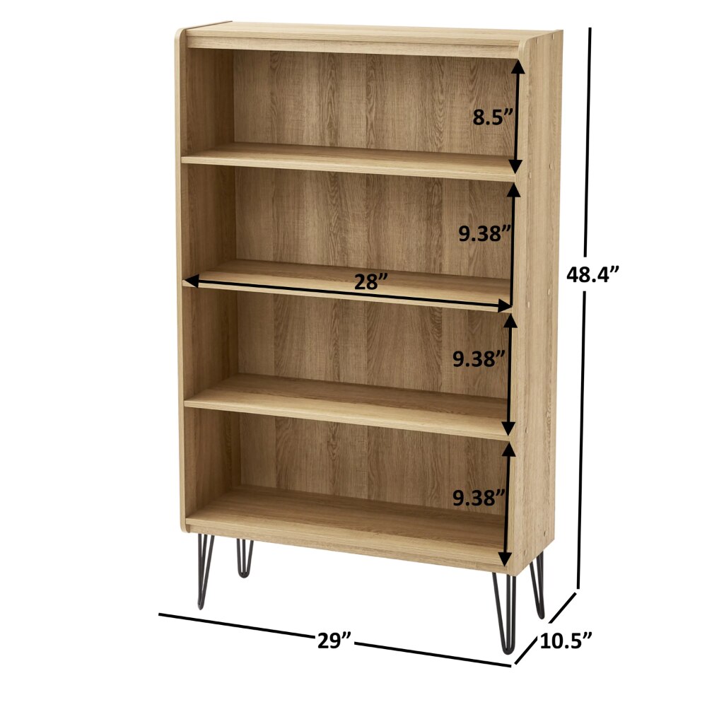 4-Shelf Living Room Cabinet