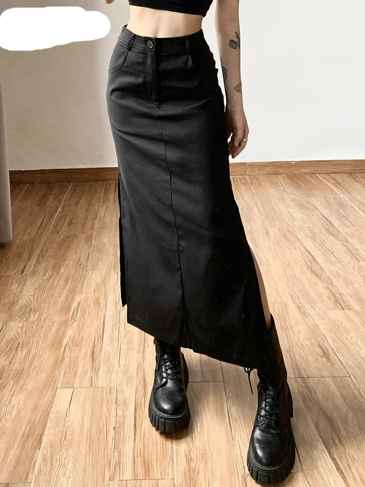 Cool Slim Fit Long Skirt