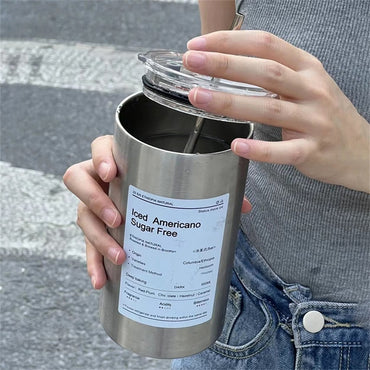 Stainless Steel Double -layer Coffee Cups