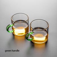 Heat-resistant glass tea set