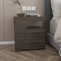 White Modern Nightstand Desk