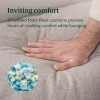 Metal Framed Sling Living Room Chair