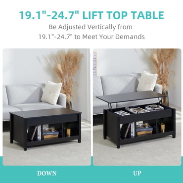 Living Room Table With Hidden Storage Compartment