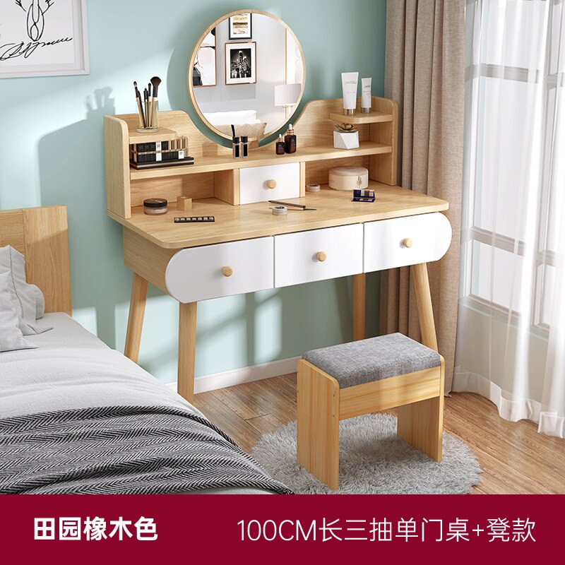 Multifunctional Dressing Table With Mirror