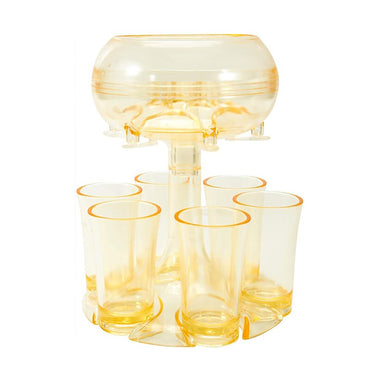 6 Shot Glasses Quick Filling Dispenser