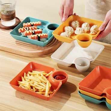 Multi-purpose Snack Dish 2-Grid