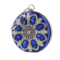 Fashion Rhinestone Diamond Silk Women's Bag Hand Holding Dinner Bag Dress Decoration