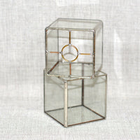 Vintage Glass Succulent Flower Pot Furnishings