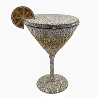 Cocktail Goblet Diamond Dinner Hand Bag