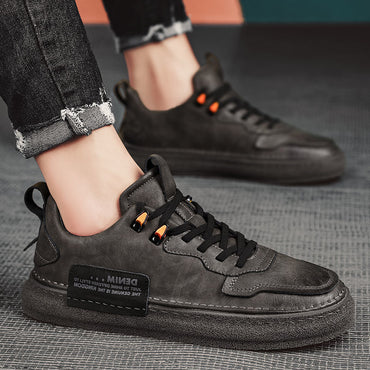 Men's Winter White Shoes Sports And Leisure Flat