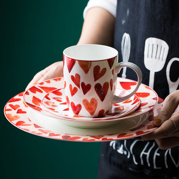 Home Creative Tableware Ins Ceramic Dinner Plate