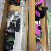 21V Electric Weed Eater With Wheels,Cordless Battery Weed Wacker With Charger, 2Batteries,3 In 1 Brush Cutter String Trimmer Grass Trimmer Lawn Mower,Edger For Garden And Yard Lawn,dealsforyoudays