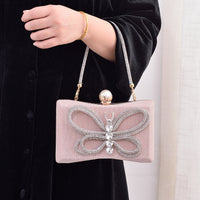Women's Fashion All-matching Graceful Bow Dinner Bag
