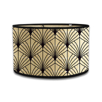 Lamp Holder Barrel-type Bamboo Products Printing Hood