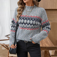 Casual Long Sleeve Sweater Top Women
