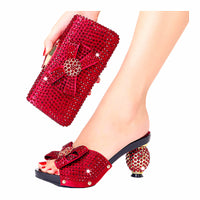 Rhinestone Shoes Plus Size Wedding The Dinner Party Wear