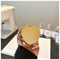 Mini Mirror Acrylic Dinner Chain Messenger Bag