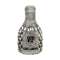Champagne Bottle Diamond Hand Holding Dinner Bag