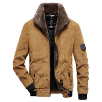 Corduroy Cotton Coat Men's Winter Coat