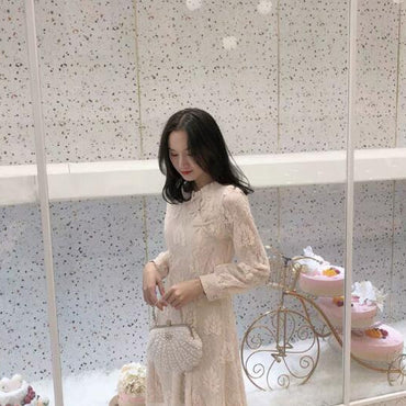 Women's Sweet Lady Pearl Dinner Clutch Bag