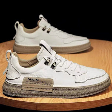 Men's Winter White Shoes Sports And Leisure Flat