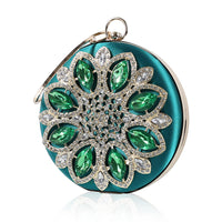 Fashion Rhinestone Diamond Silk Women's Bag Hand Holding Dinner Bag Dress Decoration