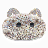 Animal Rabbit Diamond Inlaid Dinner Bag Banquet