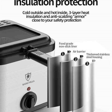 Visual Multifunctional Electric Air Fryer Skewer French Fries Machine