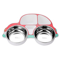 Car Cartoon Children's Dinner Plate Compartment