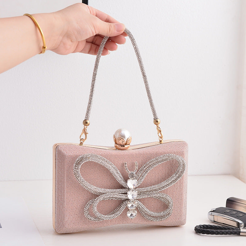 Women's Fashion All-matching Graceful Bow Dinner Bag