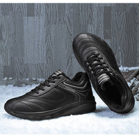 Winter Vulcanized Shoes Men Plush Flat Heel