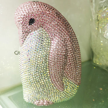 Penguin Dinner Bag With Full Diamond