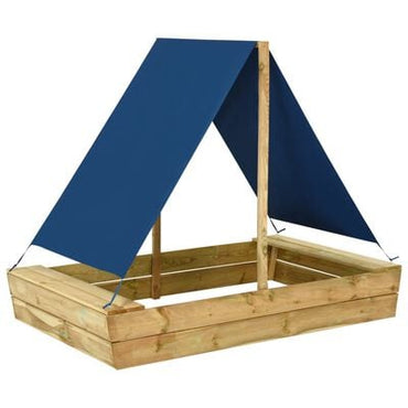 vidaXL Sandpit with Roof 160x100x133 cm Impregnated Pinewood