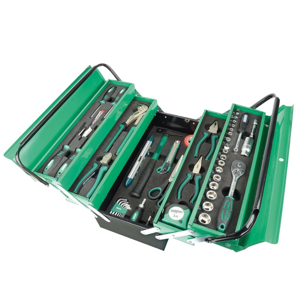 Brüder Mannesmann 88 Piece Tool Box Metal Filled