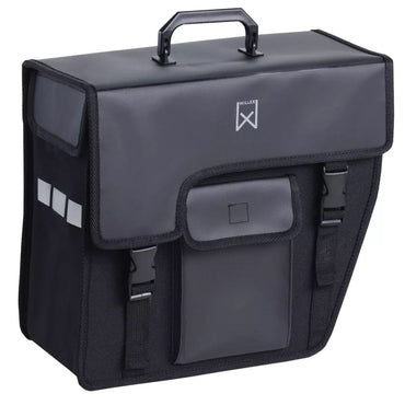 Willex Bicycle Pannier 17 L Black Slanting Right 10240
